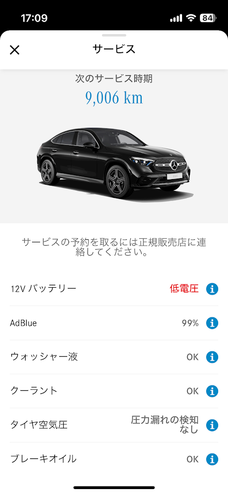 GLCクーペ 初期不具合